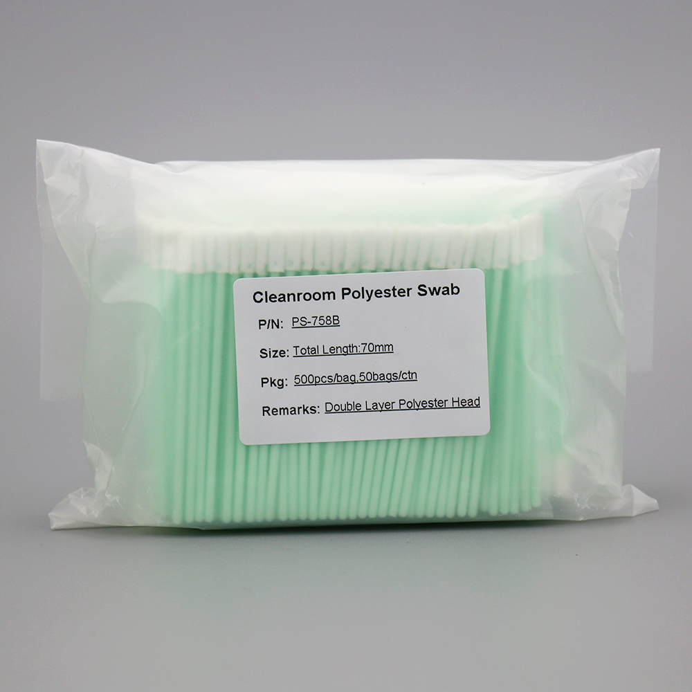 双层布头无尘净化棉签相对于单层布头无尘净化棉签